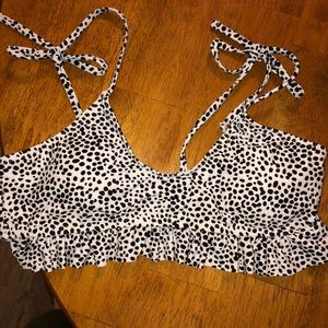 🤩 SheIn Dalmatian Swimsuit Top
